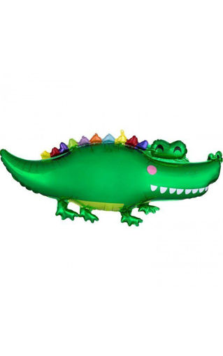 Picture of HAPPY GATOR SUPERSHAPE FOIL BALLOON